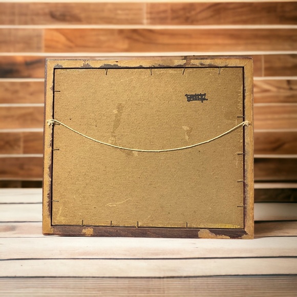 Mid Century Framed African Tribal Art Gouache Painting - Picture 2 of 2